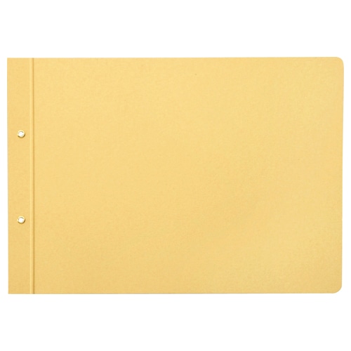 TANOSEE とじ込表紙 クラフト紙 A4ヨコ 2穴 5組/箱(ご注文単位1箱)【直送品】