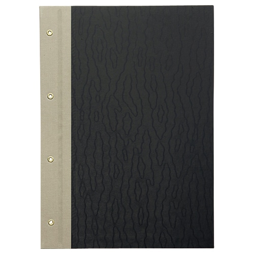 TANOSEE とじ込表紙 クロス貼り A4タテ 4穴 1組(ご注文単位1組)【直送品】