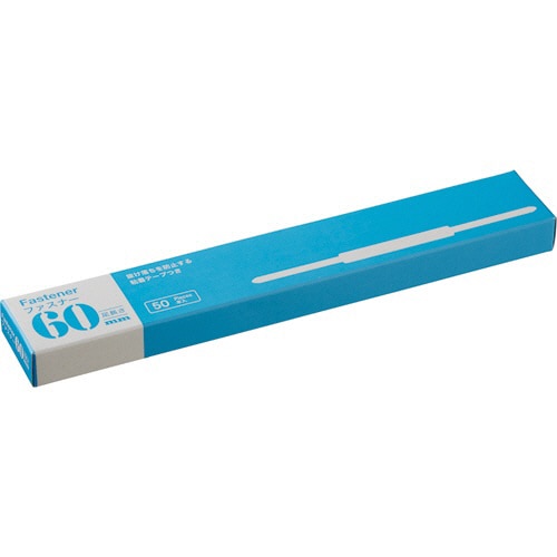 TANOSEE ファスナー ポリオレフィン鋼板 足間隔80mm 長さ60mm 50本/箱（ご注文単位1箱）【直送品】