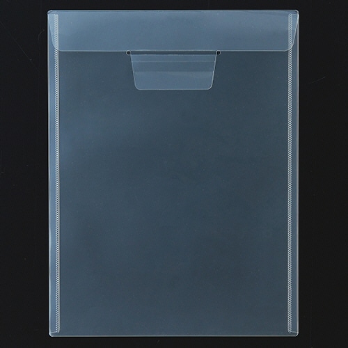 TANOSEE フタ付クリアホルダー(ロック機能付) A4タテ 10枚/袋（ご注文単位1袋）【直送品】