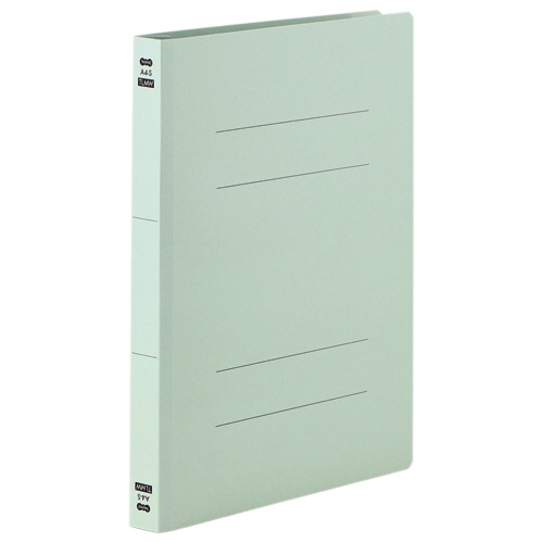 TANOSEE フラットファイル PPラミネート表紙タイプ 厚とじ A4タテ 250枚収容 背幅28mm ブルー 10冊/袋(ご注文単位1袋)【直送品】