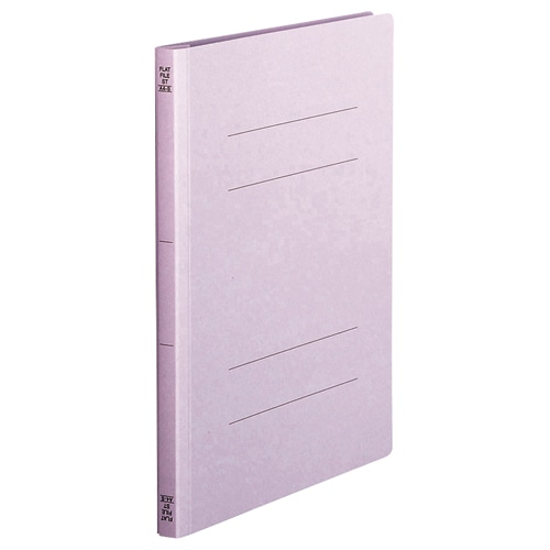 TANOSEE フラットファイル(スタンダードカラー) A4タテ 150枚収容 背幅18mm 紫 10冊/袋(ご注文単位1袋)【直送品】