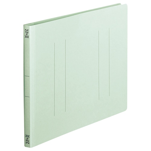 TANOSEE フラットファイル(スタンダードカラー) A4ヨコ 150枚収容 背幅18mm 青 10冊/袋(ご注文単位1袋)【直送品】