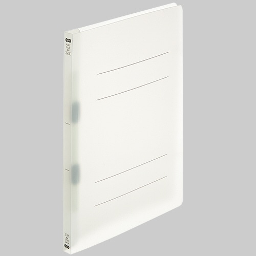 TANOSEE フラットファイル(再生PP) A4タテ 150枚収容 背幅18mm クリア 5冊/袋(ご注文単位1袋)【直送品】