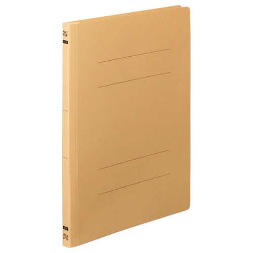 TANOSEE フラットファイルE(エコノミー) A4タテ 150枚収容 背幅18mm イエロー 10冊/袋(ご注文単位1袋)【直送品】