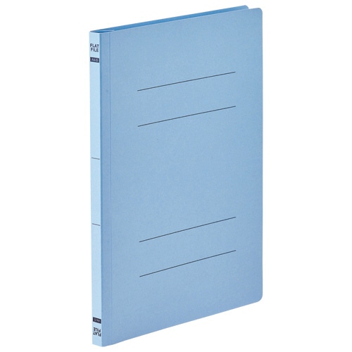 TANOSEE フラットファイルE(エコノミー) A4タテ 150枚収容 背幅18mm コバルトブルー 10冊/袋(ご注文単位1袋)【直送品】