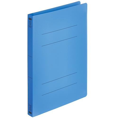 TANOSEE フラットファイル厚とじ(PP) A4タテ 250枚収容 背幅28mm ロイヤルブルー 5冊/袋(ご注文単位1袋)【直送品】