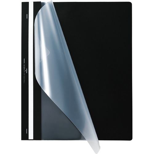 TANOSEE プレゼンテーションファイル スタンダード A4タテ 50枚収容 ブラック 5冊/袋(ご注文単位1袋)【直送品】