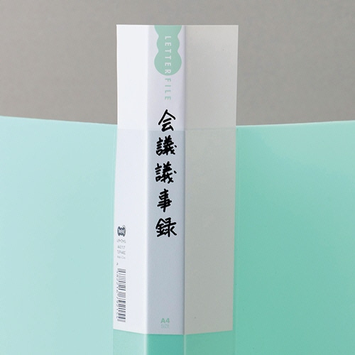 TANOSEE レターファイル(再生PP) A4タテ 120枚収容 背幅18mm クリア 1冊(ご注文単位1冊)【直送品】
