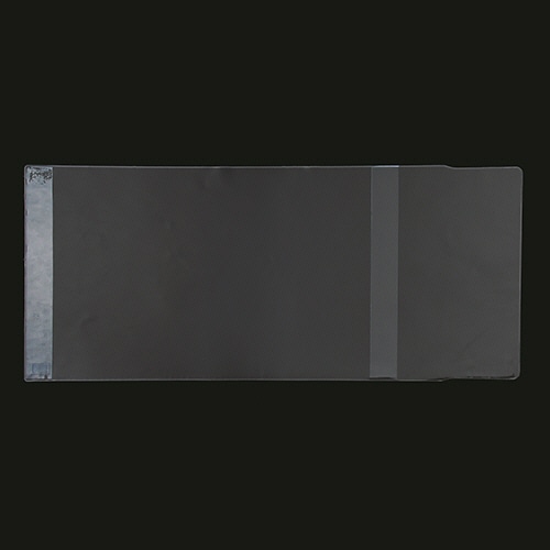 TANOSEE 抗菌ファイルカバー A4 ツヤクリア 大サイズ 5枚/袋（ご注文単位1袋）【直送品】