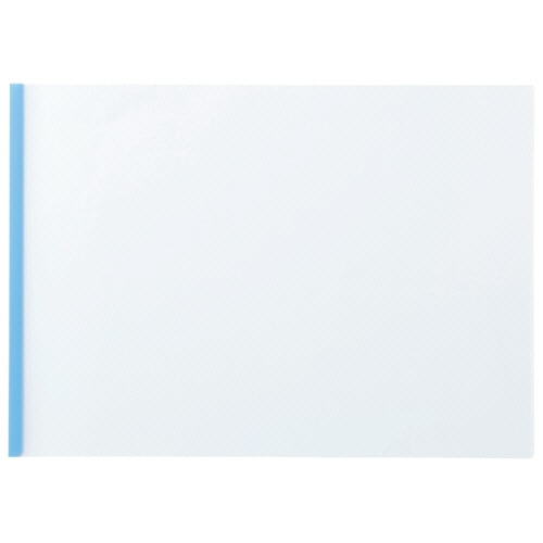 TANOSEE 再生レールホルダー A3ヨコ 10枚収容 青 10冊/袋(ご注文単位1袋)【直送品】