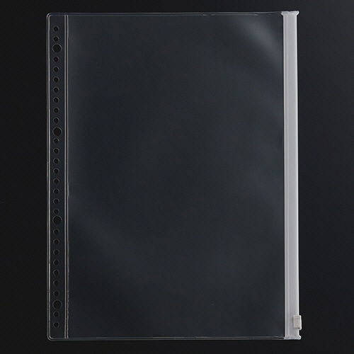 TANOSEE 小物用リフィル(ソフトタイプ) A4タテ 2・4・30穴 1ポケット スライダー付 10枚/袋（ご注文単位1袋）【直送品】