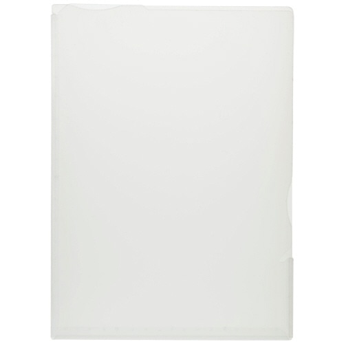 TANOSEE 超丈夫なマチ付クリアホルダー タフレル A4タテ クリア 5枚/袋（ご注文単位1袋）【直送品】