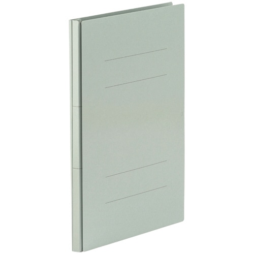 TANOSEE 背幅伸縮フラットファイル(PPラミ表紙) A4タテ 1000枚収容 背幅18-118mm グレー 1冊(ご注文単位1冊)【直送品】