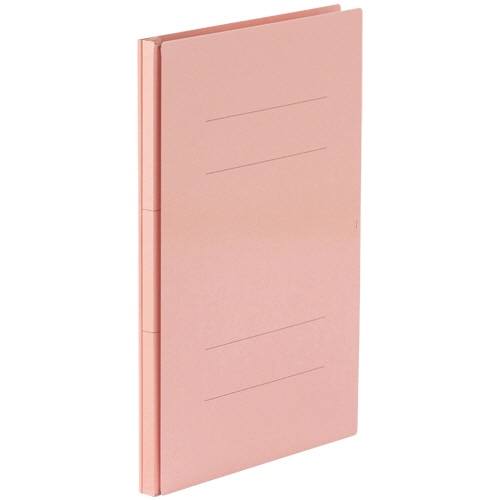 TANOSEE 背幅伸縮フラットファイル(PPラミ表紙) A4タテ 1000枚収容 背幅18-118mm ピンク 1冊(ご注文単位1冊)【直送品】