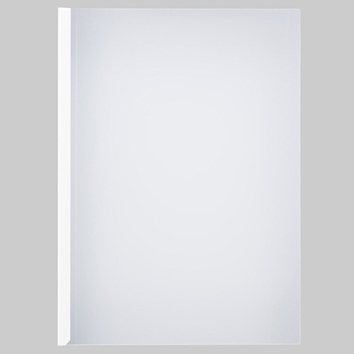 TANOSEE 薄型スリムレールホルダー A4タテ 10枚とじ 白 30冊/袋（ご注文単位1袋）【直送品】