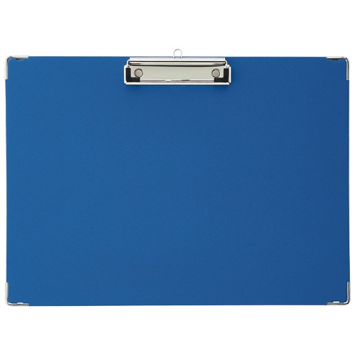 TANOSEE 用箋挟 A5ヨコ ブルー 20枚/セット(ご注文単位1セット)【直送品】