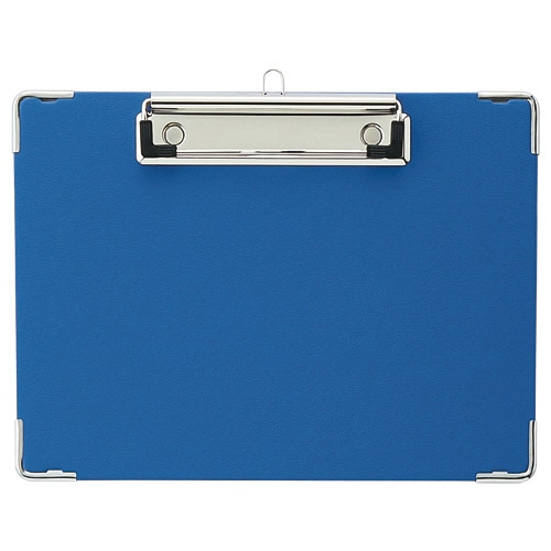 TANOSEE 用箋挟 B4ヨコ ブルー 20枚/セット(ご注文単位1セット)【直送品】