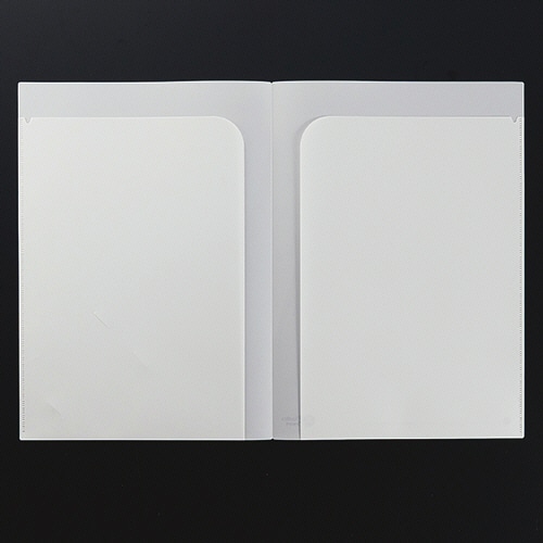 TBM LIMEXダブルホルダー A4(見開きA3) 乳白 LDP-A4 10枚/袋（ご注文単位1袋）【直送品】