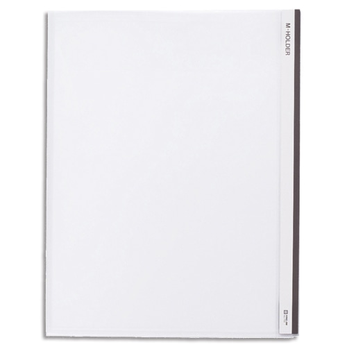 キングジム Mホルダー A4タテ 乳白 フタ付 733 1枚(ご注文単位1枚)【直送品】