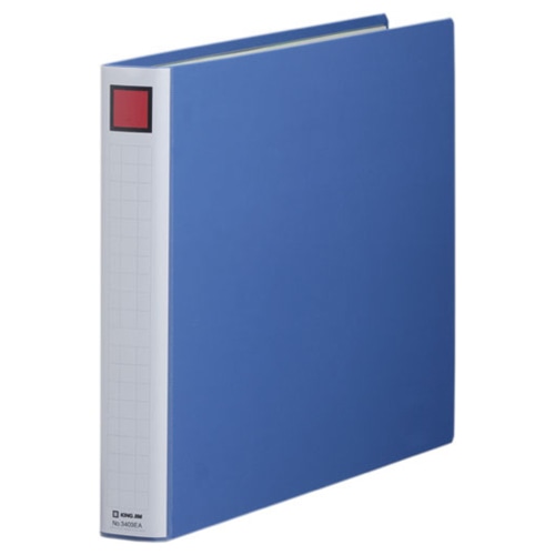 キングジム キングファイル スーパードッチ(脱・着)イージー A3ヨコ 300枚収容 30mmとじ 背幅46mm 青 3403EA 1冊(ご注文単位1冊)【直送品】