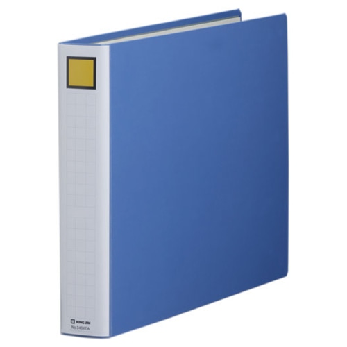 キングジム キングファイル スーパードッチ(脱・着)イージー A3ヨコ 400枚収容 40mmとじ 背幅56mm 青 3404EA 1冊(ご注文単位1冊)【直送品】