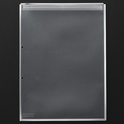 キングジム キングホルダー 封筒タイプ チャック・マチ付 A4タテ 乳白 787-10 10枚/袋（ご注文単位1袋）【直送品】