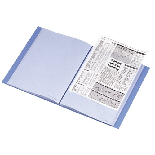 キングジム クリアーファイル カラーベースハンディ A4タテ 10ポケット 背幅10mm 黒 132CH 1冊(ご注文単位1冊)【直送品】