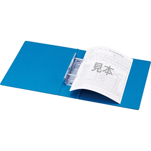 キングジム 源泉徴収票ファイル A5タテ 2穴 400枚収容 40mmとじ 背幅57mm 青 802 1冊(ご注文単位1冊)【直送品】