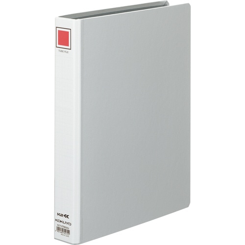 コクヨ K2両開きチューブファイル A4タテ 300枚収容 30mmとじ 背幅45mm シルバー K2フ-ETB630C 1冊（ご注文単位1冊）【直送品】