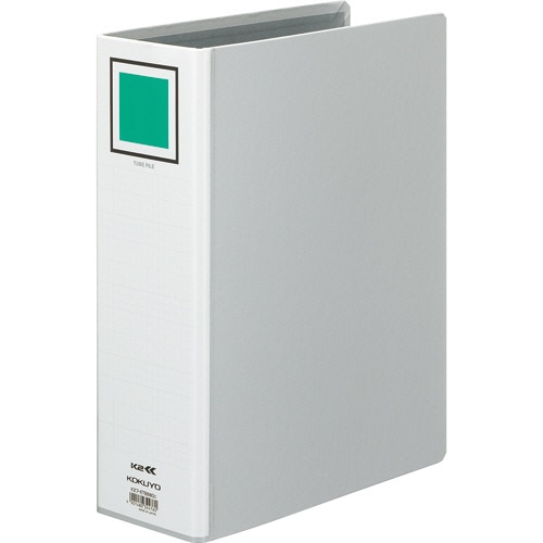 コクヨ K2両開きチューブファイル A4タテ 800枚収容 80mmとじ 背幅95mm シルバー K2フ-ETB680C 10冊/セット（ご注文単位1セット）【直送品】