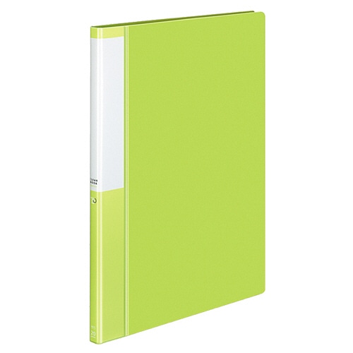 コクヨ クリヤーブック(POSITY) 固定式 A4タテ 20ポケット 背幅15mm ライトグリーン P3ラ-L20NLG 10冊/セット(ご注文単位1セット)【直送品】
