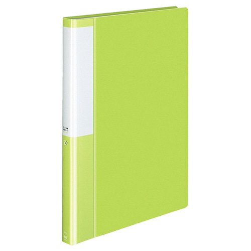 コクヨ クリヤーブック(POSITY) 固定式 A4タテ 40ポケット 背幅25mm ライトグリーン P3ラ-L40NLG 10冊/セット(ご注文単位1セット)【直送品】