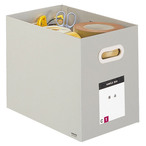 コクヨ サンプルボックス A4ヨコ 背幅204mm グレー A4-DFBN-M 10個/セット(ご注文単位1セット)【直送品】