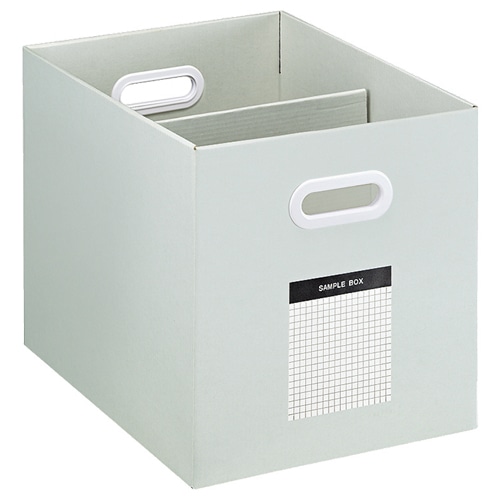 コクヨ サンプルボックス(ワイドタイプ) A4ヨコ 背幅256mm グレー A4-WFD-M 1個（ご注文単位1個）【直送品】