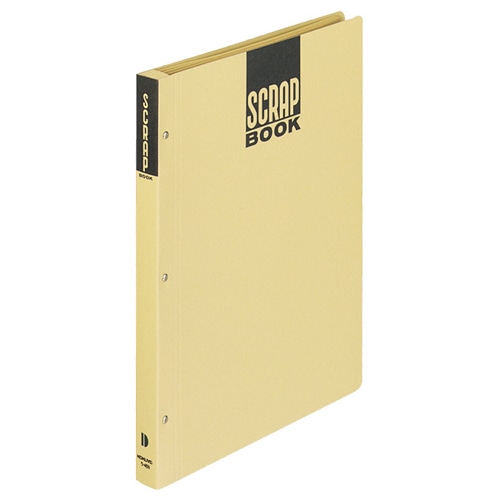 コクヨ スクラップブックD(とじこみ式) A4 中紙28枚 背幅25mm クラフト ラ-40N 1冊(ご注文単位1冊)【直送品】