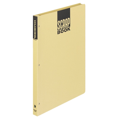 コクヨ スクラップブックD(とじこみ式) B4 中紙28枚 背幅25mm クラフト ラ-44N 1冊(ご注文単位1冊)【直送品】