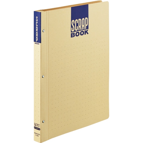 コクヨ スクラップブックD(とじ込み式・ドットガイド入り) A4 中紙28枚 背幅25mm クラフト ラ-D40 1冊(ご注文単位1冊)【直送品】