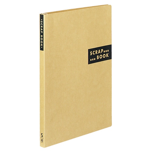 コクヨ スクラップブックS(スパイラルとじ・固定式) A4 中紙40枚 背幅20mm 茶 ラ-410S 1冊(ご注文単位1冊)【直送品】