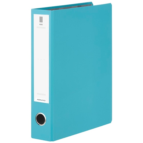 コクヨ チューブファイル(NEOS) A4タテ 500枚収容 50mmとじ 背幅65mm ターコイズブルー フ-NE650B 1冊(ご注文単位1冊)【直送品】