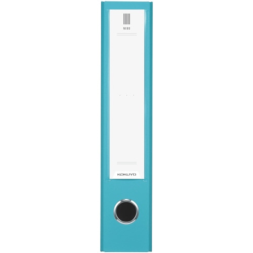 コクヨ チューブファイル(NEOS) A4タテ 800枚収容 80mmとじ 背幅95mm ターコイズブルー フ-NE680B 1冊（ご注文単位1冊）【直送品】