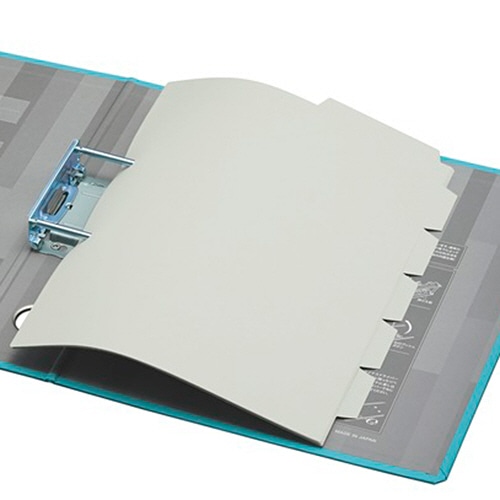 コクヨ チューブファイル(NEOS) A4タテ 800枚収容 80mmとじ 背幅95mm ターコイズブルー フ-NE680B 1冊（ご注文単位1冊）【直送品】