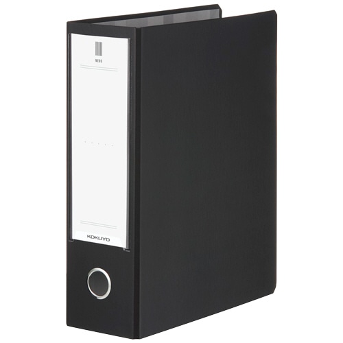 コクヨ チューブファイル(NEOS) A4タテ 800枚収容 80mmとじ 背幅95mm ブラック フ-NE680D 1冊（ご注文単位1冊）【直送品】