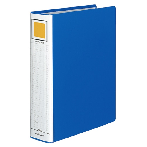 コクヨ チューブファイル(エコ) 片開き A4タテ 600枚収容 60mmとじ 背幅75mm 青 フ-E660B 10冊/セット(ご注文単位1セット)【直送品】