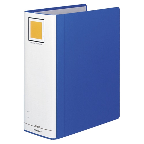 コクヨ チューブファイル(エコツインR) A4タテ 1000枚収容 100mmとじ 背幅115mm 青 フ-RT6100B 1冊（ご注文単位1冊）【直送品】