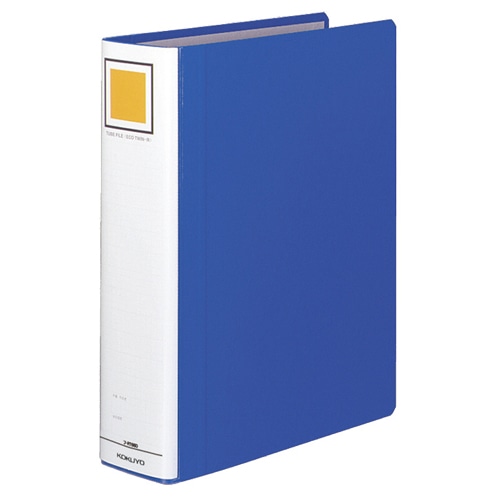 コクヨ チューブファイル(エコツインR) A4タテ 600枚収容 60mmとじ 背幅75mm 青 フ-RT660B 1冊（ご注文単位1冊）【直送品】