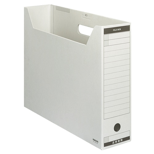 コクヨ ファイルボックス-FS(Bタイプ) A3ヨコ 背幅102mm グレー フタ付 A3-LFBN-M 5冊/袋(ご注文単位1袋)【直送品】