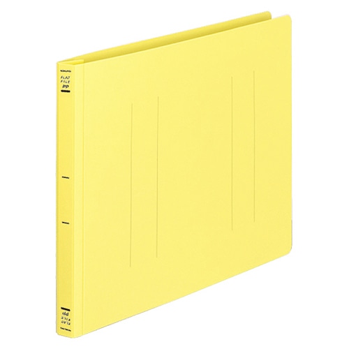 コクヨ フラットファイル(PP) A4ヨコ 150枚収容 背幅20mm イエロー フ-H15Y 10冊/セット(ご注文単位1セット)【直送品】