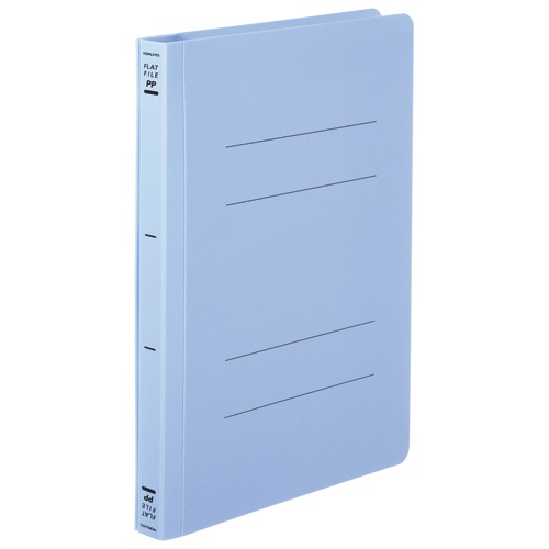 コクヨ フラットファイル(PP) A5タテ 150枚収容 背幅20mm 青 フ-H12B 10冊/セット(ご注文単位1セット)【直送品】