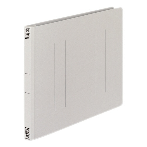 コクヨ フラットファイル(間伐材使用) A4ヨコ 150枚収容 背幅18mm グレー フ-VK15M 10冊/セット（ご注文単位1セット）【直送品】